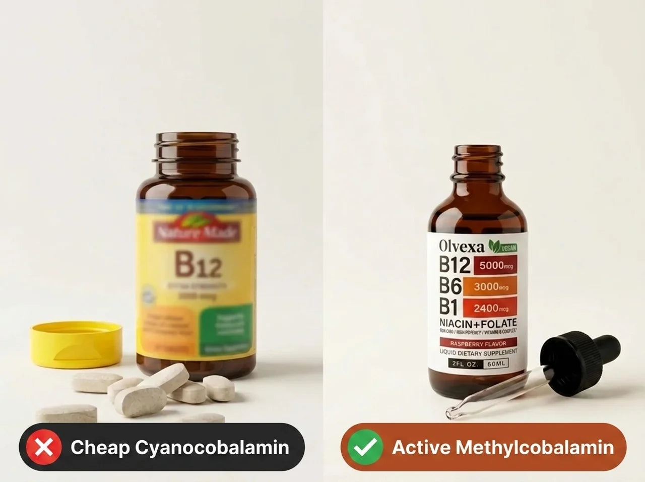 Not "Cheap Cyanocobalamin" Like Chemist Shelf Brands